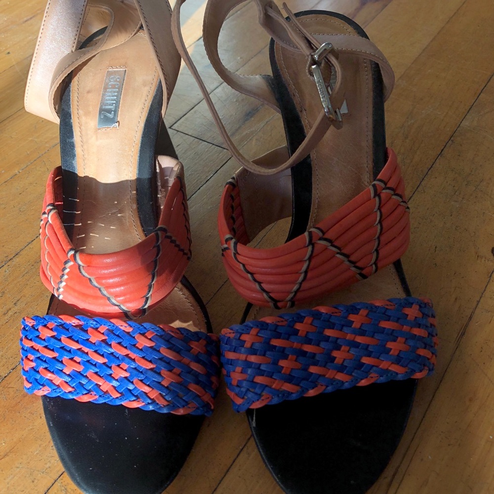 Schutz Bohemian Leather Heels